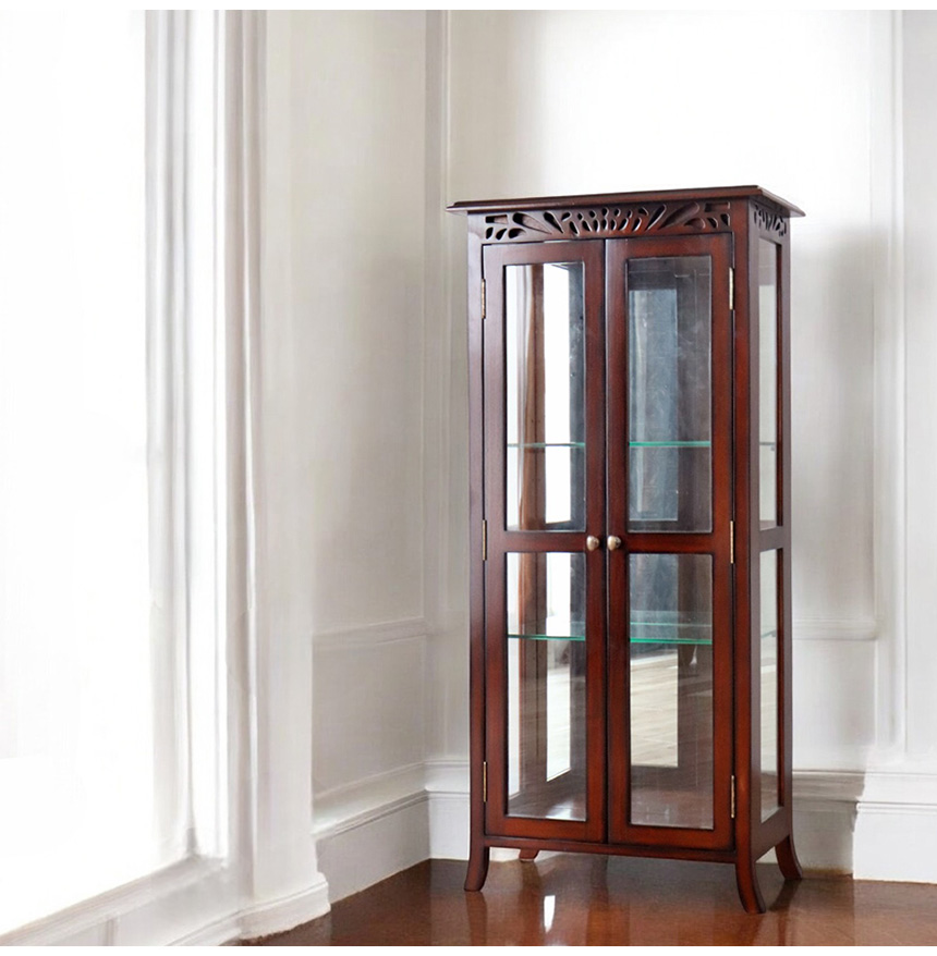 マリナカッシーリ コンパクトショーケース（本棚・食器棚）（棚板