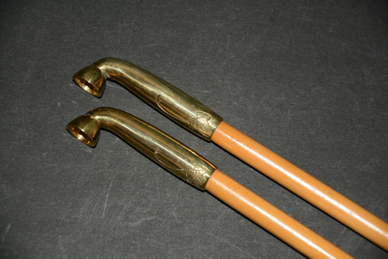 夕顔彫煙管 金工師 木村清斎 15000円 美術工芸備前 和食器と茶道具の