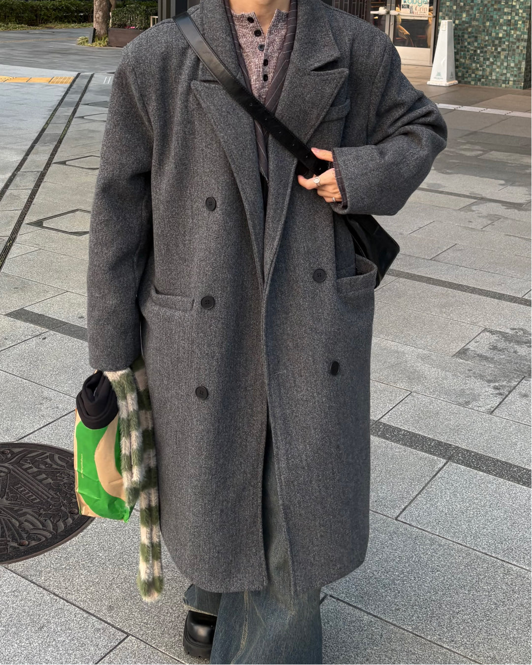 ゆ*い様 美品✨ピュアカシミヤ ロングチェスターコート