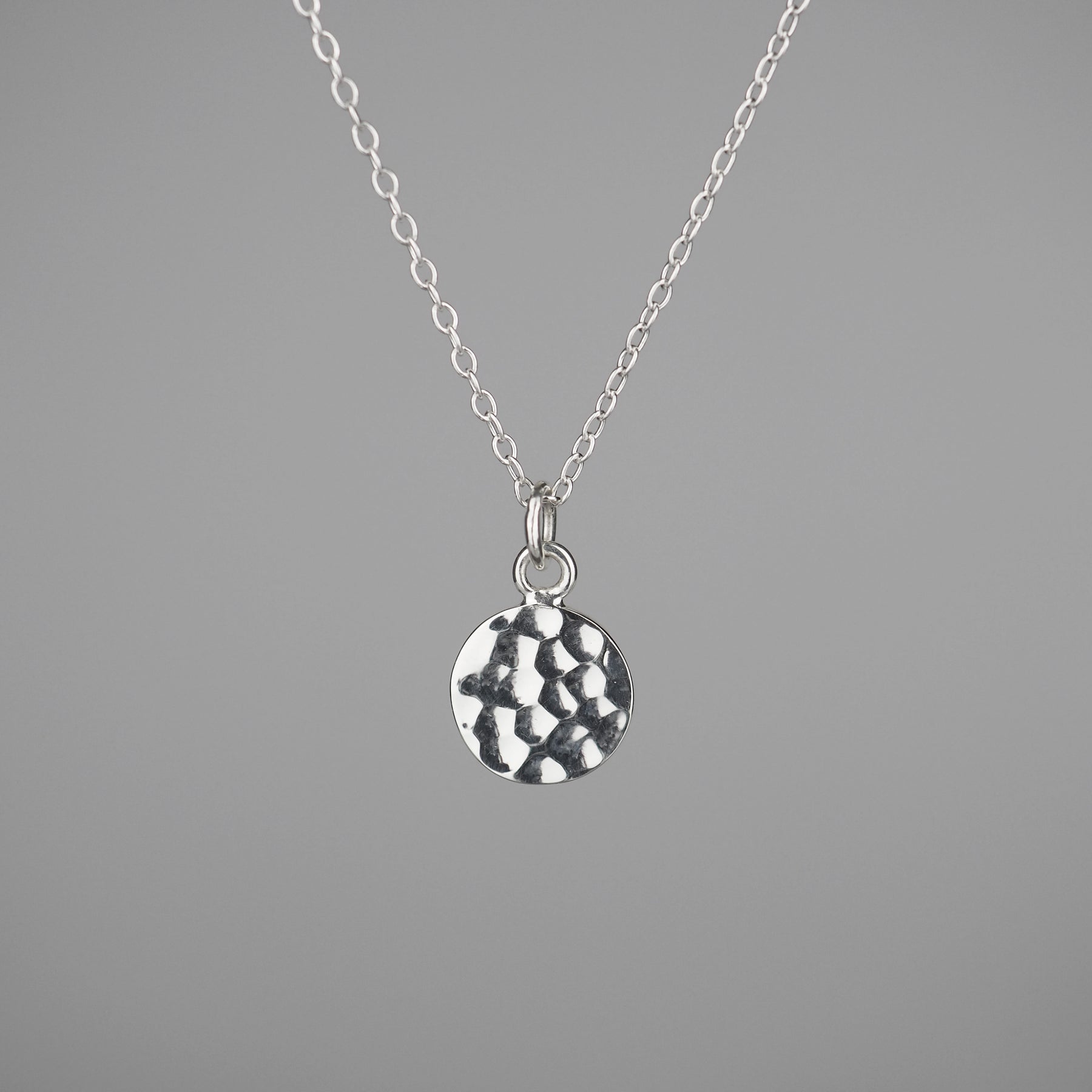 Silver Necklace -Tsuchime- シルバー ネックレス – yuzen-official