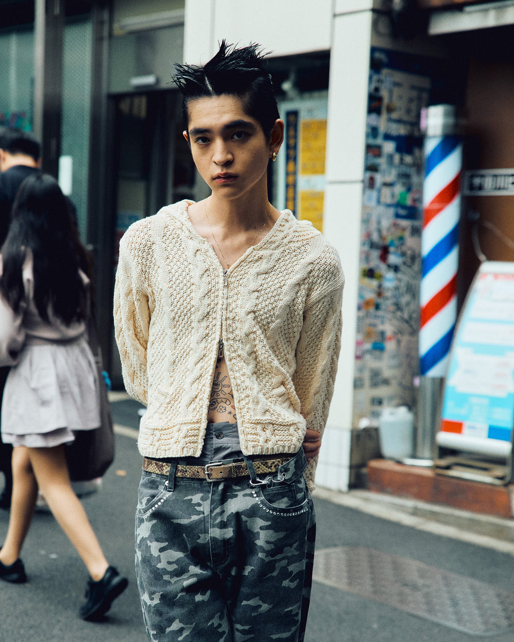 HIROKI TSUZUKI】COTTON KNIT ZIP HOODIE – YZ