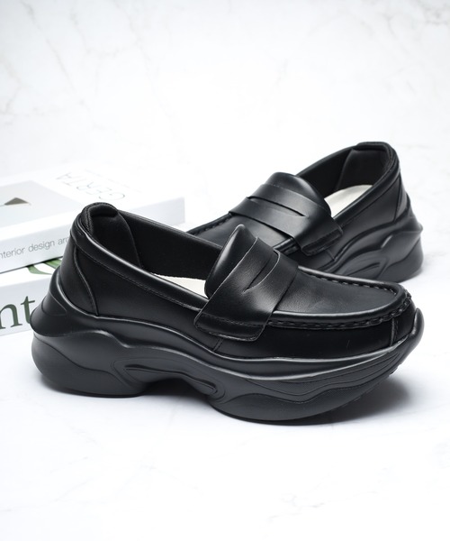 kitson（キットソン） ローファー 厚底 ウェッジソール 軽量