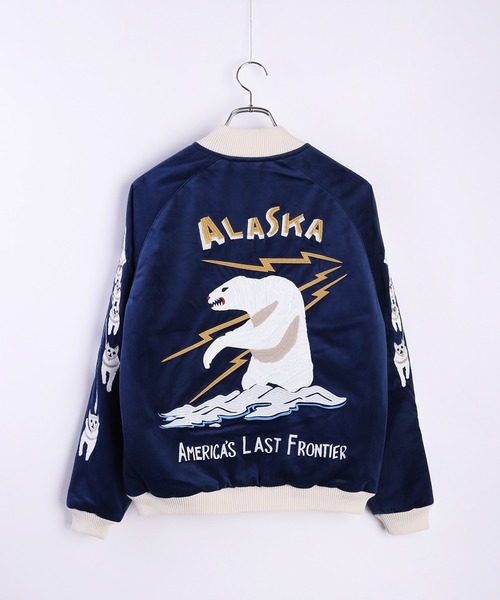 HOUSTON（ヒューストン） スカジャン 別珍スカジャン（アラスカクマ