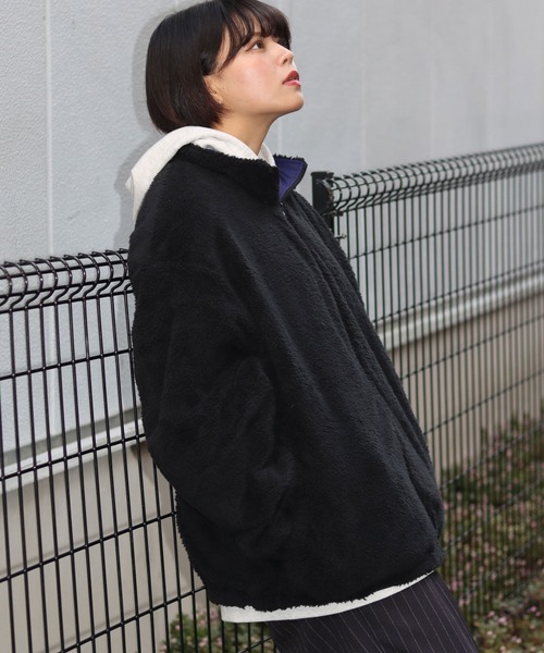 ナイロンジャケット リバーシブル ナイロンジャケット×ボアジャケット