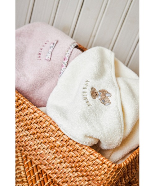 JAMIE KAY（ジェイミーケイ） おくるみ パイピングタオルブランケット