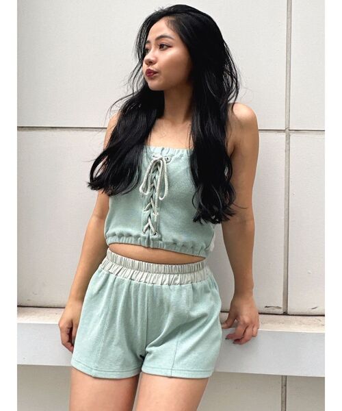 GYDA（ジェイダ） チューブトップ ベアトップ 2WAYレースアップベア