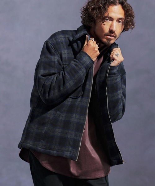 Jih Nunc（ジーヌンク） コート ジャケット mj10896-ウールチェック