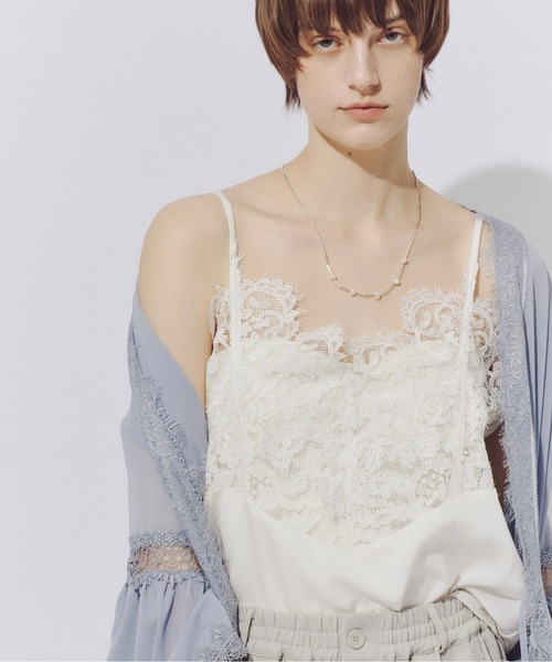 LA BELLE ETUDE（ラベルエチュード） キャミソール モチーフレース