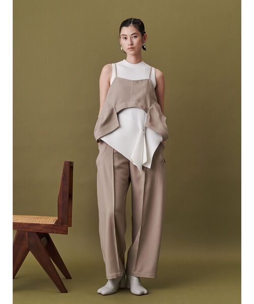 UN3D.（アンスリード） タンクトップ ノースリーブ IRREGULAR PARTS KT