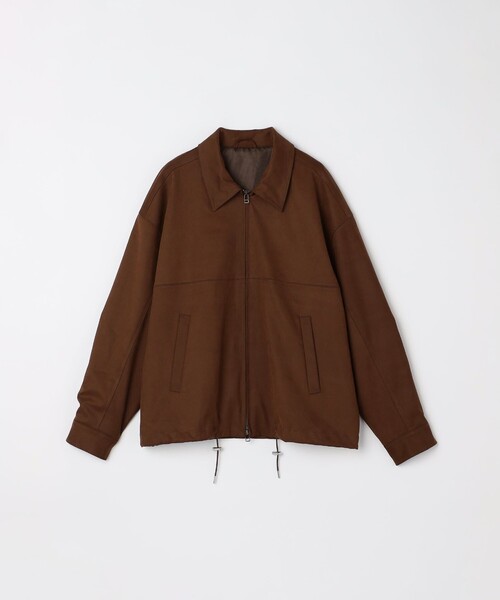 SHIPS any ブルゾン アウター any: フェイクスエード(ポリエステル