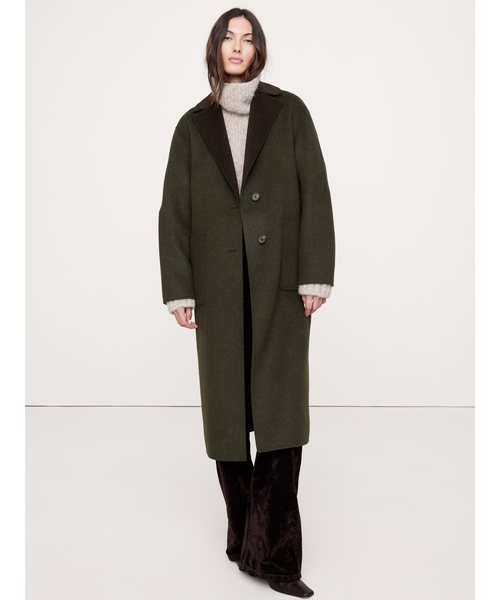 コート チェスターコート リバーシブル ダブルフェイス トップコート