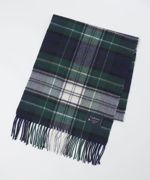 SHIPS（シップス） マフラー SHIPS: カシミヤ チェック マフラー