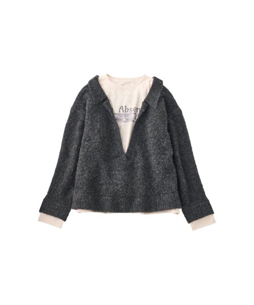 Knuth Marf（クヌースマーフ） ニット セーター docking loose knit