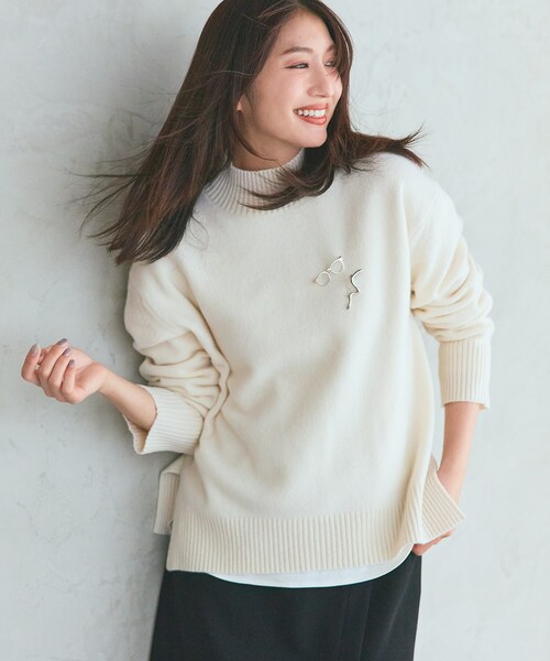 INDIVI（インディヴィ） ニット セーター 「冬ニット人気NO．1