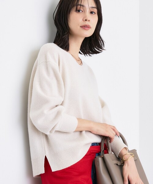 INDIVI（インディヴィ） ニット セーター 「洗える／カシミヤ混