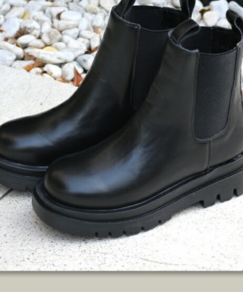 A.I ブーツ 盛れるサイドゴアショートブーツ レディース : ZOZOTOWN