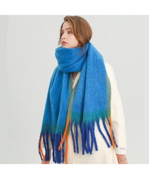Sakka マフラー ストール グラデーション BIGマフラー レディース