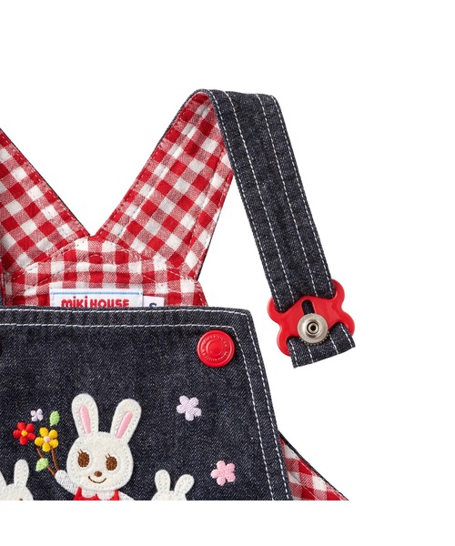 MIKI HOUSE（ミキハウス） ジャンパースカート うさこデニムジャンパー