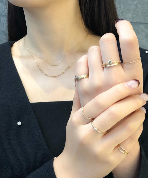 NOIR DE POUPEE（ノワールドプーペ） 指輪 リング K10 カットボール