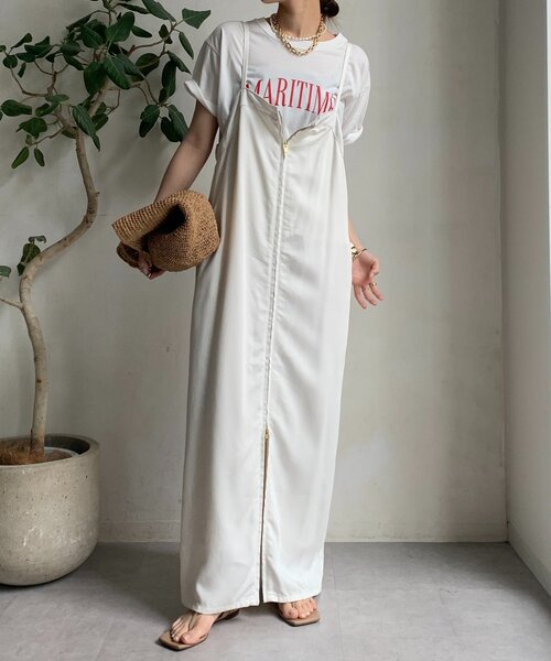 DouDou（ドゥドゥ） ワンピース リヨセルデニムジャンスカ : ZOZOTOWN