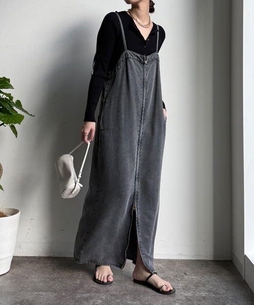 DouDou（ドゥドゥ） ワンピース リヨセルデニムジャンスカ : ZOZOTOWN