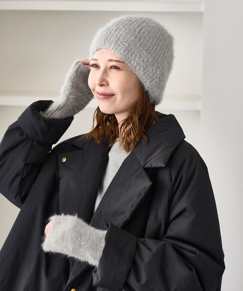 ROPE' PICNIC（ロペ ピクニック） ニット帽 ニットキャップ ラメニット