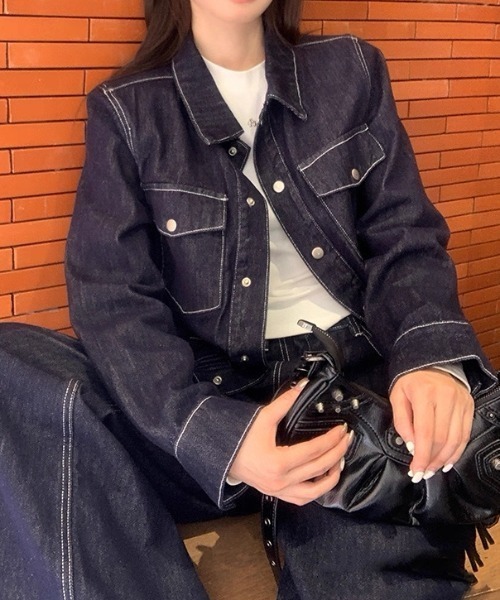 ViViDAY セットアップ 「上下2点セット」デニムジャケット＋デニム