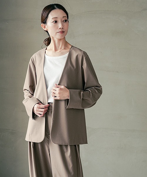 SOLAMONAT LARME（ソラモナラーム） ジャケット ノーカラージャケット