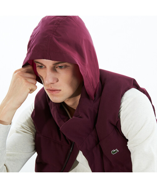 LACOSTE（ラコステ） ダウンベスト ベスト ピケダウンベスト メンズ