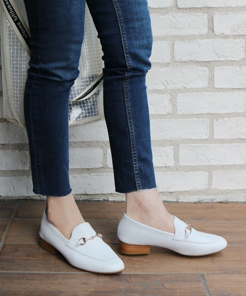 Fin（フィン） ローファー 本革2WAYビットローファー レディース