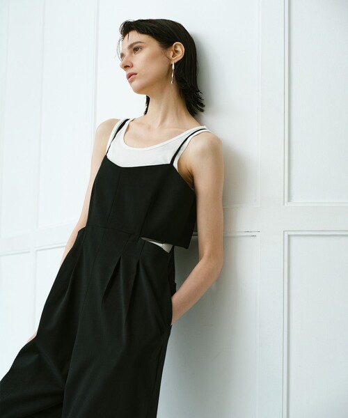 allureville（アルアバイル） サロペット オーバーオール ストレッチ