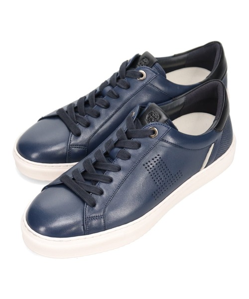 LANVIN en Bleu スニーカー Bleu カジュアルレザースニーカー 86501