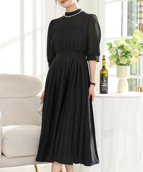 Lace Ladies（レースレディース） ドレス シアー ドッキング ロング