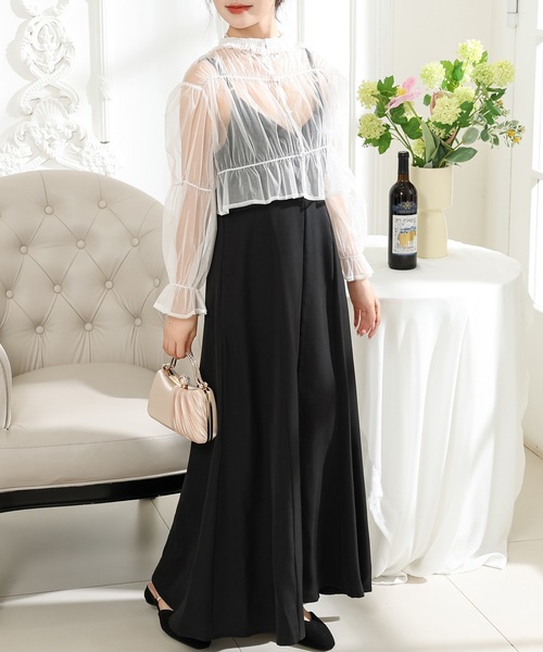 Lace Ladies（レースレディース） ドレス 「2点セット」シアー ボレロ