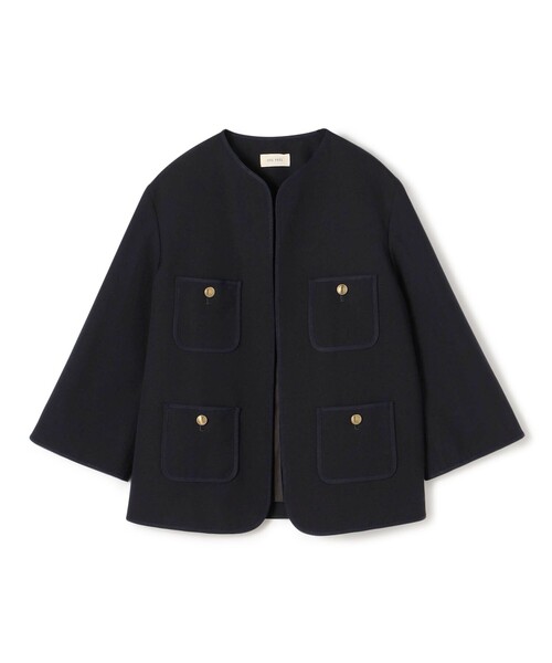 DES PRES（デプレ） ジャケット ノーカラージャケット ハードウール