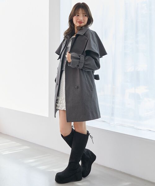 MAJESTIC LEGON（マジェスティックレゴン） コート アウター ケープ