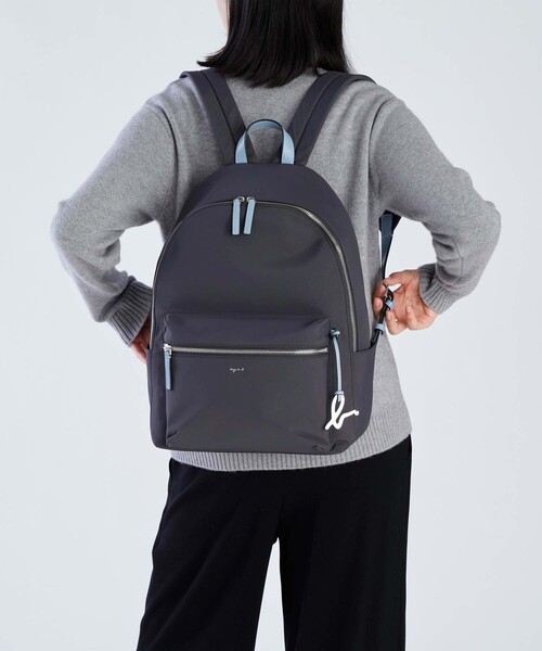 agnes b.（アニエスベー） デイバック リュック ナイロン ラージ