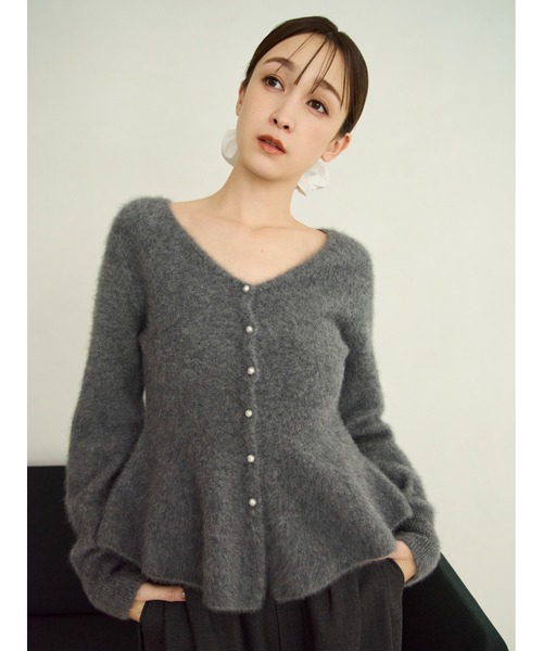 FRAY I.D（フレイ・アイディー） カーディガン フォックスカシミア