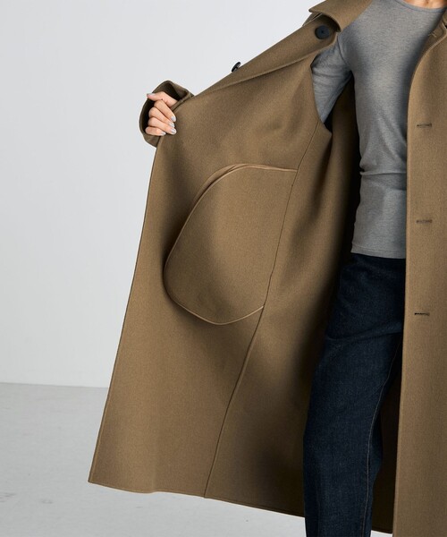 Edition（エディション） ステンカラーコート コート ウールカシミヤ