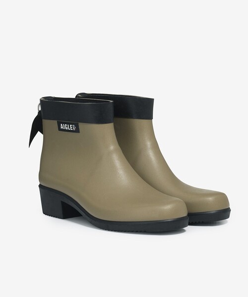 AIGLE（エーグル） ブーツ 防水 撥水 ミリカ ボッティロン ヒール付き