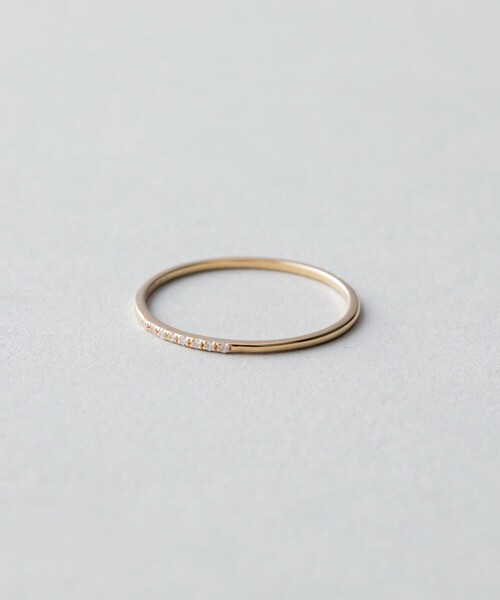 ete bijoux（エテ ビジュー） 指輪 リング K18YG スキニー