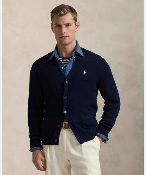 POLO RALPH LAUREN（ポロ・ラルフローレン） カーディガン コットン V