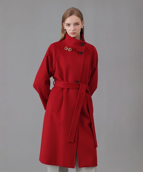 ANAYI（アナイ） コート アウター カシミヤ混スタンドカラーコート