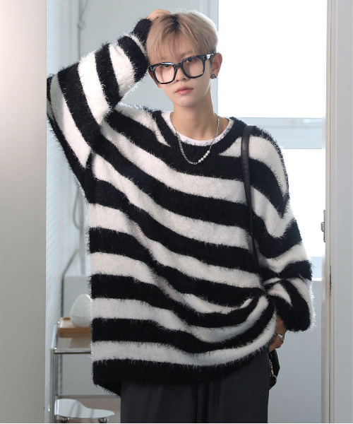 NEOS（KOKUYO） セーター ニット 「neos」ビッグシルエット フェザー