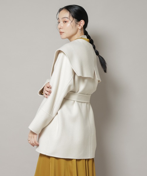 NANO universe（ナノ・ユニバース） ノーカラーコート コート