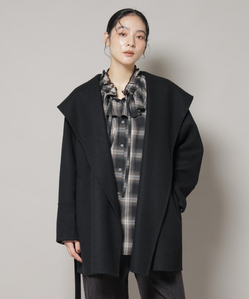 NANO universe（ナノ・ユニバース） ノーカラーコート コート