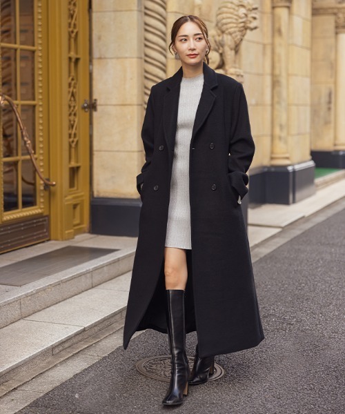 AMBIENT（アンビエント） コート チェスターコート ダブルメルトン