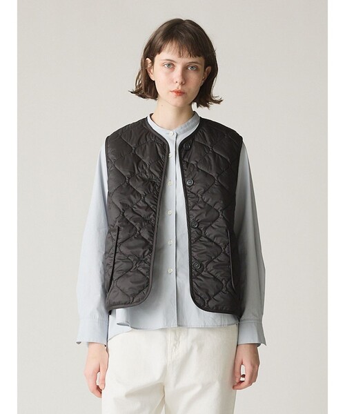 MidiUmi（ミディウミ） ベスト ジレ ショートキルティングベスト