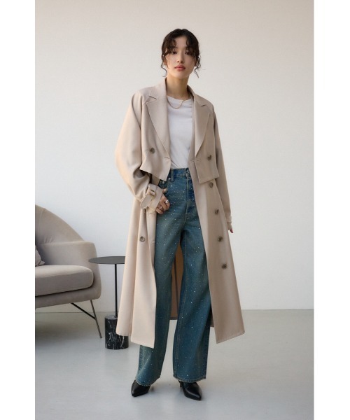 AZUL BY MOUSSY（アズールバイマウジー） トレンチコート コート
