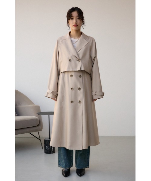 AZUL BY MOUSSY（アズールバイマウジー） トレンチコート コート
